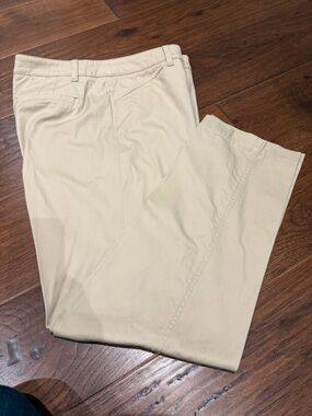 Talbots Khaki/Tan Straight-Leg Pants